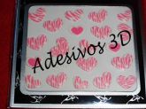 Adesivos Brancos 3D Coração